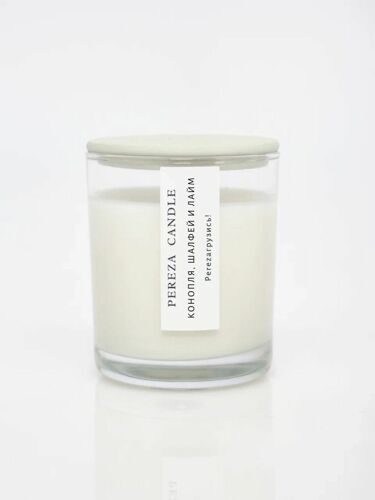 Свеча Pereza Candle Конопля шалфей и лайм, 180 мл